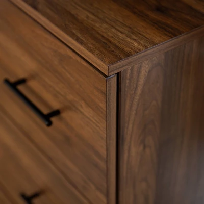 Higgins Modern Horizontal 6 Drawer Dresser - Saracina Home 8 Higgins Modern Horizontal 6 Drawer Dresser - Saracina Home - Image 8