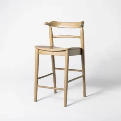 Kaysville Curved Back Wood Counter Height Barstool - Threshold™ Designed With Studio McGee -Furniture Outlet Store GUEST 023f7aed 536a 4f95 b97e 35970af67510