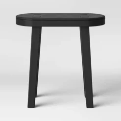 Woodland Carved Wood Accent Table - Black - Threshold -Furniture Outlet Store GUEST 028d936f c1e9 49b0 a030 2e6b1194a496