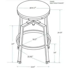 Lewiston Adjustable Swivel Barstool - Threshold 10 Lewiston Adjustable Swivel Barstool - Threshold -Furniture Outlet Store GUEST 08a4a797 b4f3 4d78 98f5 a28987c45647