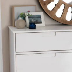 Mid-Century Modern Groove Wood 6 Drawer Dresser - Saracina Home -Furniture Outlet Store GUEST 09189a25 a52f 4f7e 8d7c e7918ddf26d1