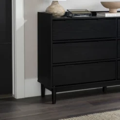 Mid-Century Modern Solid Wood 6 Drawer Double Dresser - Saracina Home -Furniture Outlet Store GUEST 0d3deb4d 8597 4f72 8143 ca6f1c61edb4