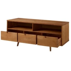 Cara Mid-Century Modern 3 Drawer TV Stand For TVs Up To 65" - Saracina Home -Furniture Outlet Store GUEST 0e714800 a100 48a4 b268 40d5b58b3806