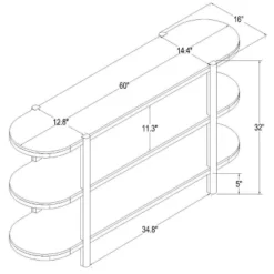 32" Portola Hills 3 Shelf Horizontal Bookcase - Threshold™ Designed With Studio McGee -Furniture Outlet Store GUEST 10224a77 9df4 4dff 8a55 6ba2c16aea4a