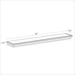 Traditional Wall Shelf White - Threshold™ -Furniture Outlet Store GUEST 1800e01f f3e4 4fad 9a88 96999268b9a0