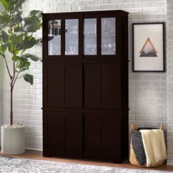 Pacific Stackable Sliding Glass Doors Cabinet - Buylateral -Furniture Outlet Store GUEST 181f5299 3c5c 49e7 a22d a5f823fcb081