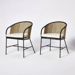 2pc Westcliff Seagrass Dining Chairs - Threshold™ Designed With Studio McGee -Furniture Outlet Store GUEST 1a2c5a36 ead8 4159 ba47 2d514011b1c4