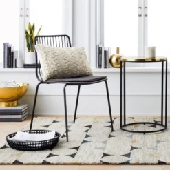 Set Of 2 Sodra Rounded Seat Wire Dining Chair Black - Threshold™ -Furniture Outlet Store GUEST 1f0c0031 cd11 4dd2 b4b3 61162d0e2dff