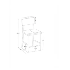 Wood & Steel Counter Stool -Natural/Black - Hearth & Hand™ With Magnolia -Furniture Outlet Store GUEST 1f891988 1277 4607 9995 95216da53e93