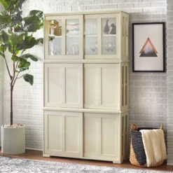 Pacific Stackable Cabinet With Sliding Doors - Buylateral -Furniture Outlet Store GUEST 201f86a8 1958 4161 b137 0ca70adea08d