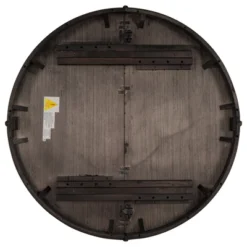 5 PCS Round Wood Extendable Dining Table Set With 4 Upholstered Dining Chairs-ModernLuxe -Furniture Outlet Store GUEST 212f37de 605d 4387 bf12 e25a3f8f8e3e