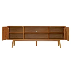 Solid Wood Mid-Century Modern TV Stand For TVs Up To 80" - Saracina Home 32 Solid Wood Mid-Century Modern TV Stand For TVs Up To 80" - Saracina Home -Furniture Outlet Store GUEST 21c882f2 4627 4d0e a364 30f5fcdcd258