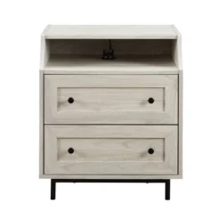 Transitional 2 Drawer Nightstand With USB Port - Saracina Home 8 Transitional 2 Drawer Nightstand With USB Port - Saracina Home -Furniture Outlet Store GUEST 25945b3e 4823 49b8 a68b 0b3b259e20b4