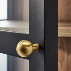 60" Crystal Cove Glass Cabinet Black - Threshold™ Designed With Studio McGee -Furniture Outlet Store GUEST 26fa73ea e496 41cb a096 0f669cdcbb99