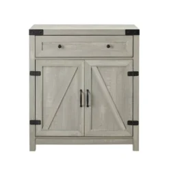 Clarabelle Rustic Farmhouse Barn Door Accent Cabinet - Saracina Home -Furniture Outlet Store GUEST 2ac8529d d256 4c72 a650 90512fa4f111