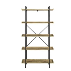 68" 5 Tray Shelf Urban Pipe X Back Bookshelf - Saracina Home -Furniture Outlet Store GUEST 2cbd23e1 fd4e 4f90 8501 19a0b1d03ecd