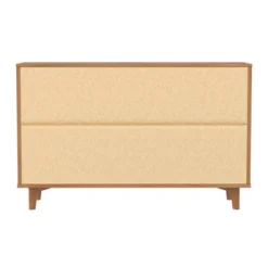 Mid-Century Modern Groove Wood 6 Drawer Dresser - Saracina Home -Furniture Outlet Store GUEST 2d7f1595 bb06 4f69 bbcf f8f3efce41a8
