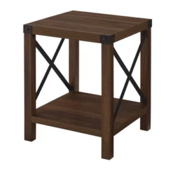 Sophie Rustic Industrial X Frame Side Table - Saracina Home -Furniture Outlet Store GUEST 2eab057f bcba 405f a0cf 6f98e2aca435
