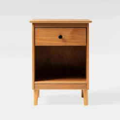 Stiva Classic Mid-Century Modern 1 Drawer Nightstand - Saracina Home -Furniture Outlet Store GUEST 2eb57c27 c4b0 437a 8fc7 83c1004a154e