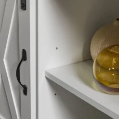 Transitional Sliding Barndoor Highboy TV Stand For TVs Up To 58" - Saracina Home 28 Transitional Sliding Barndoor Highboy TV Stand For TVs Up To 58" - Saracina Home -Furniture Outlet Store GUEST 2ec80a84 9305 4427 a645 b2081089efba