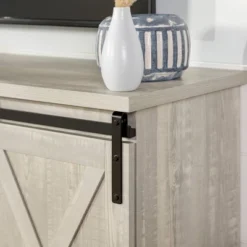 Modern Transitional Sliding Barndoor TV Stand For TVs Up To 65"- Saracina Home 25 Modern Transitional Sliding Barndoor TV Stand For TVs Up To 65"- Saracina Home -Furniture Outlet Store GUEST 2ed1e221 3435 4c95 a81e 6f1a77314c8f