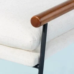 Cushioned Metal & Wood Bench - Cream/Black - Hearth & Hand™ With Magnolia 7 Cushioned Metal & Wood Bench - Cream/Black - Hearth & Hand™ With Magnolia -Furniture Outlet Store GUEST 31d32cd8 6e8f 42a8 ba93 0f4864c8073d