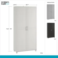 Welby 36" Utility Storage Cabinet - Room & Joy 20 Welby 36" Utility Storage Cabinet - Room & Joy -Furniture Outlet Store GUEST 333a5c90 ad1e 477d 8933 ef9a68012216