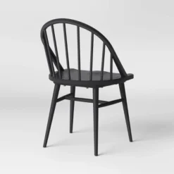 2pk Adwolf Rounded Spindle Dining Chairs Black - Threshold™ -Furniture Outlet Store GUEST 3349c84d 67f7 4df0 bbc1 7211fcfc09d1