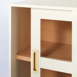 32" Promontory Sliding Glass 2 Door Cabinet - Threshold™ Designed With Studio McGee -Furniture Outlet Store GUEST 398e0eec bec3 45c1 95e7 a8239c467b48