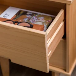 Mid-Century Modern Wood Nightstand - Saracina Home -Furniture Outlet Store GUEST 3ea28490 7685 4c60 a1be 889c69b2af02