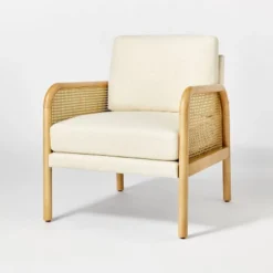 Cane Accent Chair Cream - Threshold™ Designed With Studio McGee -Furniture Outlet Store GUEST 425dab13 ab47 4f03 adfa 872e0793bca3