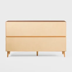 Mid-Century Modern Contoured 6 Drawer Dresser - Saracina Home -Furniture Outlet Store GUEST 45f756ac 174e 43d2 a67f 5545f928b62e