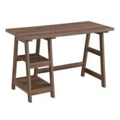 Designs2Go Trestle Desk With Shelves - Breighton Home -Furniture Outlet Store GUEST 46edd10a fbd8 4d2f a81e 7a1e2df4d259