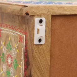 Ailey Handcrafted Boho Mango Wood 3 Drawer Nightstand Natural - Christopher Knight Home -Furniture Outlet Store GUEST 48e2c173 2250 4977 89a8 59a07e607dd9