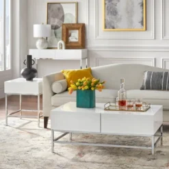 Lewis Modern Sofa Table White - Buylateral -Furniture Outlet Store GUEST 498be4d2 5f78 483e 99dd 99a647647d90