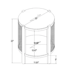 Portola Hills Woven Accent Table - Threshold™ Designed With Studio McGee -Furniture Outlet Store GUEST 4adf35f8 0ed1 4393 b30c c5682441d8d8