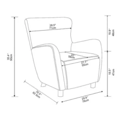 Kessler Wingback Faux Sherling Accent Chair Cream - Threshold™ Designed With Studio McGee -Furniture Outlet Store GUEST 4c51f9cd e87e 4874 8672 f098ed2266be