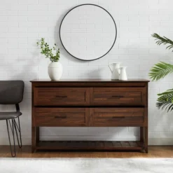 Transitional 4 Drawer Buffet - Saracina Home -Furniture Outlet Store GUEST 4ca230fb 6483 42d0 a662 9517c9a1b929