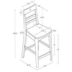 2pk Wood Ladder Back Counter Stool - Hearth & Hand™ With Magnolia 14 2pk Wood Ladder Back Counter Stool - Hearth & Hand™ With Magnolia -Furniture Outlet Store GUEST 501b822c a2fd 461d aa13 130aba448f95