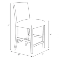 25" Velvet Parsons Counter Height Barstool Wood - Threshold™ 15 25" Velvet Parsons Counter Height Barstool Wood - Threshold™ -Furniture Outlet Store GUEST 502e98e9 d371 4be1 ac02 195efdc5d03b