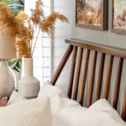 Boho Solid Wood Spindle Platform Bed - Saracina Home -Furniture Outlet Store GUEST 56d06391 618a 4987 81f4 c67d43671300