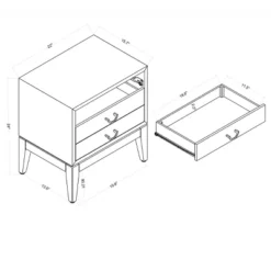 Quail Hill 3 Drawer Nightstand Mount Etna Blue - Threshold™ Designed With Studio McGee 8 Quail Hill 3 Drawer Nightstand Mount Etna Blue - Threshold™ Designed With Studio McGee -Furniture Outlet Store GUEST 56fd1638 0876 4790 bd99 14a0dd67286b
