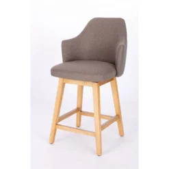 Kinston Swivel Curved Back Upholstered Counter Height Barstool - Threshold™ -Furniture Outlet Store GUEST 585574a8 4152 4afb 9413 75eba22346a7