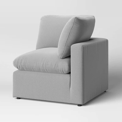 4pc Allandale Modular Sectional Sofa Set Gray - Threshold™ 2 4pc Allandale Modular Sectional Sofa Set Gray - Threshold™ - Image 2