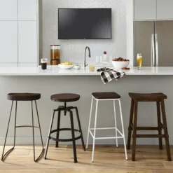 Lewiston Adjustable Swivel Barstool - Threshold 9 Lewiston Adjustable Swivel Barstool - Threshold -Furniture Outlet Store GUEST 5c2ad5e6 21b1 408f b694 ea2408655584