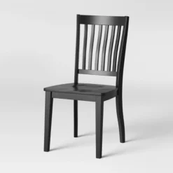 2pk Holden Slat Back Dining Chair Black - Threshold™ -Furniture Outlet Store GUEST 5c33c1cf e8f4 40f2 8880 34c871685475