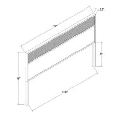 Wood & Cane Transitional Headboard - Hearth & Hand™ With Magnolia -Furniture Outlet Store GUEST 5d33534e d312 4fba a31c c59b7e6b6265