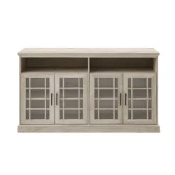 Transitional 4 Door Windowpane TV Stand For TVs Up To 65" - Saracina Home 23 Transitional 4 Door Windowpane TV Stand For TVs Up To 65" - Saracina Home -Furniture Outlet Store GUEST 5d64fa4a 7170 414b abad cc72d8ce7fd1