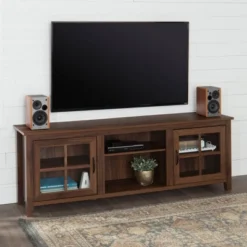 Tasi Glass Door Console TV Stand For TVs Up To 80" - Saracina Home 11 Tasi Glass Door Console TV Stand For TVs Up To 80" - Saracina Home -Furniture Outlet Store GUEST 5df2eb10 a430 4013 a951 9057a4d84029