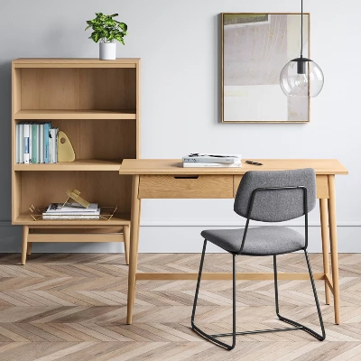 Ellwood Wood Writing Desk With Drawers - Threshold™ 1 Ellwood Wood Writing Desk With Drawers - Threshold™